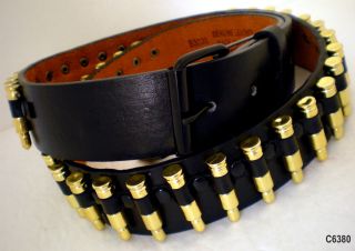   Snap On Belt Buckle Black Gold Bullet Ammo Studded NEW US seller