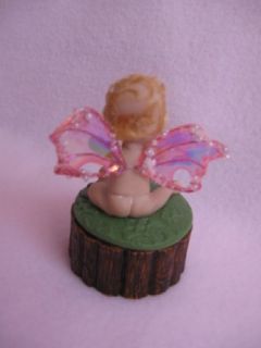 OOAK Bassinet 1 1 4 Baby Girl Art Doll House Polymer Clay Miniature 