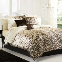 Glamorous Abstract Animal 6 Piece Comforter Set King