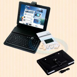  Leather Case with Detachable Removable Keyboard for Apple iPad 2 iPad2