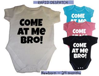 BABY COME AT ME BRO ONESIE/VEST/GR​OW/SUIT GIFT/FUNNY NEW LIL WAYNE 