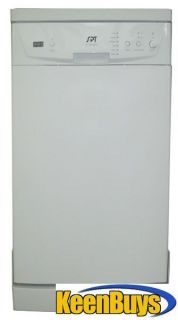 Sunpentown 18 Portable Dishwasher White SD 9239W