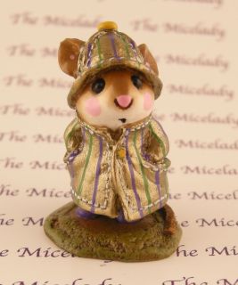 APRIL SHOWERS by Wee Forest Folk M 180 MARDI GRAS Mouse Expo
