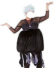 NWT  Ariel Witch URSULA Fancy Dress Women COSTUME ADULT L