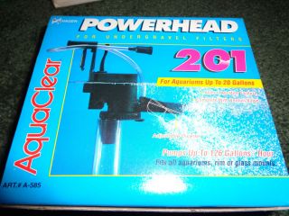   Powerhead for undergravel filters aquariums up to 20 gallons brand new