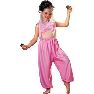 Arabian Princess Genie Girls Halloween Costume Dress Up Size 4 6 
