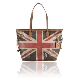 not Woman Large Shopping Bag with Flags Print F319 New Collection 