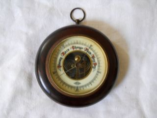Vintage Germany Barometer Atco Wooden Case