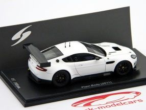 Aston Martin Vantage LM Plain Body Edition White with Black Wheels 1 