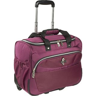 Atlantic Compass 2 Wheeled Carry on Tote Cranberry