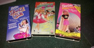 Barbie VHS 1994 Lot of 3 Mixed Tapes