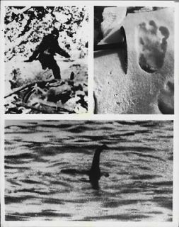 1974 Pictures of American Northwests Bigfoot Loch Ness Monst Press 