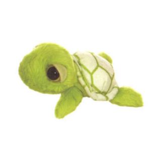 Aurora World Plush Dreamy Eyes Turtle Laying 6 inch Stuffed Animal Toy 