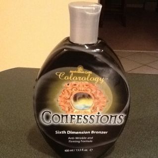 AUSTRALIAN GOLD CONFESSIONS 6th Dimension BRONZER INDOOR TANNING BED 