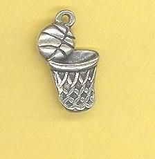 james avery sterling silver basketball hoop charm