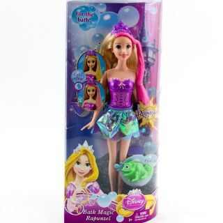 Disneys Tangled Rapunzel Doll Bath Magic Doll 11 New