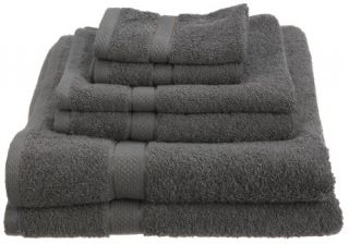 New 100 Percent Egyptian Cotton Bath Hand Towels Washcloth 6 Piece Set 