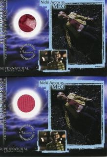 Supernatural Connections Variant as Meg 2 Cards PW5