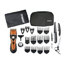 NEW Conair Hair Clipper Trimmer Set 24 Pc Grooming Haircut Kit 2 in 1 