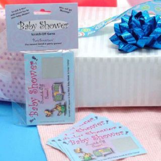 Baby Shower Games Lottery Style Scratch Off Game Fun