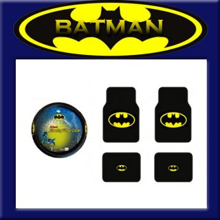 New Batman Logo Car Truck Classic Dark Knight Carpet Floor Mat Wheel 