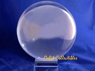 200mm Solid Clear Crystal Ball Sphere with Huge Size Crystal Stand 