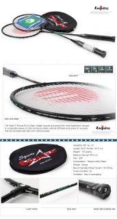 Esquire Badminton Racket Titanium Steel 2pcs Rocket Workout Sporting 