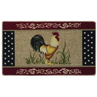   Chicken Berber Farm Country 24x40 Rug New Bacova Guild 31384