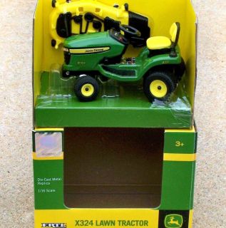 Ertl JOHN DEERE X324 Lawn Garden Tractor w Mower 1 16 Farm 45362