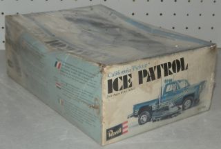 25 Ice Patrol California Pick Up Snowmobile Vtg Revell 1978 Model 
