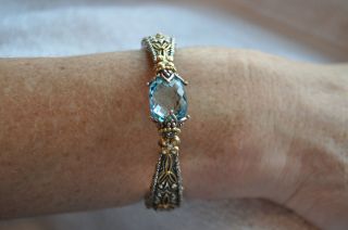 Barbara Bixby 18K Blue Topaz Bracelet