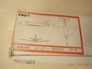 Aristo Craft Swift Flying Balsa Wood Model Airplane Kit SEALED