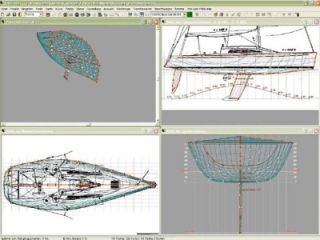3D Boat Building Design CAD Software Surface Modelling Hull SHIP 