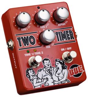 BBE Two Timer Guitar Pedal Dual Analog Delay Guitar Foot Pedal New 