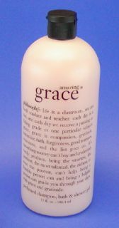 Philosophy Amazing Grace Perfumed Shampoo Shower Gel 32 FL oz New 
