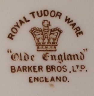 BARKER BROTHERS china OLDE ENGLAND Dinner Plate