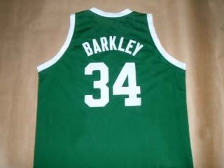 CHARLES BARKLEY LEEDS HIGH SCHOOL GREEN JERSEY NEW ANY SIZE FCI