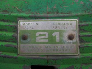 Vintage Antique Lawnboy Rare Magnesium 21 Mower Deck Model 8234