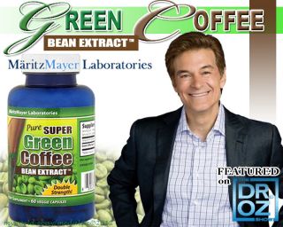 Pure Green Coffee Bean Extract Chlorogenic Acid 800mg Weight Loss Diet 