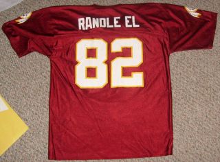 Antwaan Randle EL Washington Redskins #82 Jersey/Shirt Large