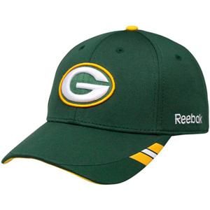 Reebok Green Bay Packers Coaches Sideline on Field Flex Fit Hat Sold 