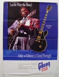 Gibson 93 ES Collection Catalog BB King Poster