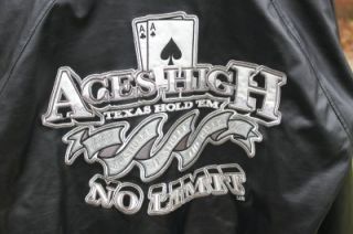   Texas Hold em Aces High No Limit Embroidered Jacket by Steve & Barrys