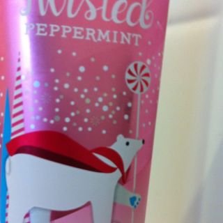 Bath Body Works Twisted Peppermint Cream LOTION2012