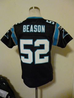   NFL Carolina Panthers Jonathan Beason Sewn Jersey New 2XL