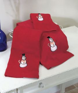   Welcome Bath Towels Christmas Holiday Bathroom Towel Set 3pc