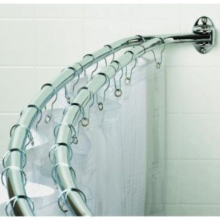   shower rod chrome finish all the benefits of the curved rod and double