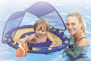 Swimways Baby Spring Swimming Pool Float Sun Canopy