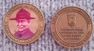 Baden Powell Coin Boy Scouts Eagle Scout OA RARE Issue