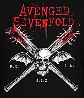 Avenged Sevenfold A7X Bats Metal Rock T Shirt s XL